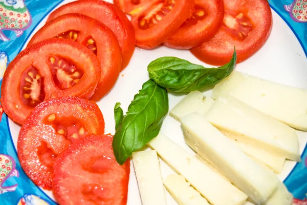 Tomate y queso — Foto de Stock