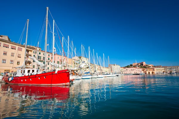 Portoferraio, wyspa elba, Włochy. — Zdjęcie stockowe