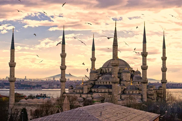 蓝色清真寺，伊斯坦布尔，土耳其. — 图库照片