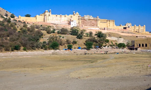 Amber Fort, Jaipur, India. Rechtenvrije Stockfoto's