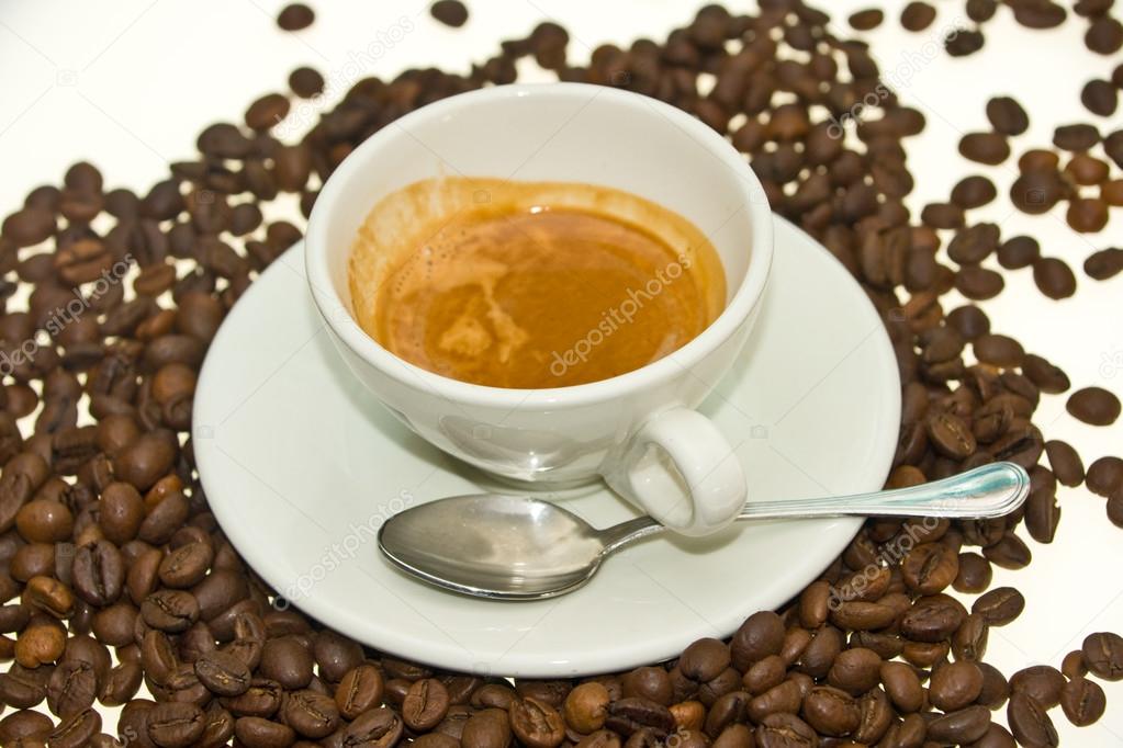 Coffee Espresso with Coffee bean.