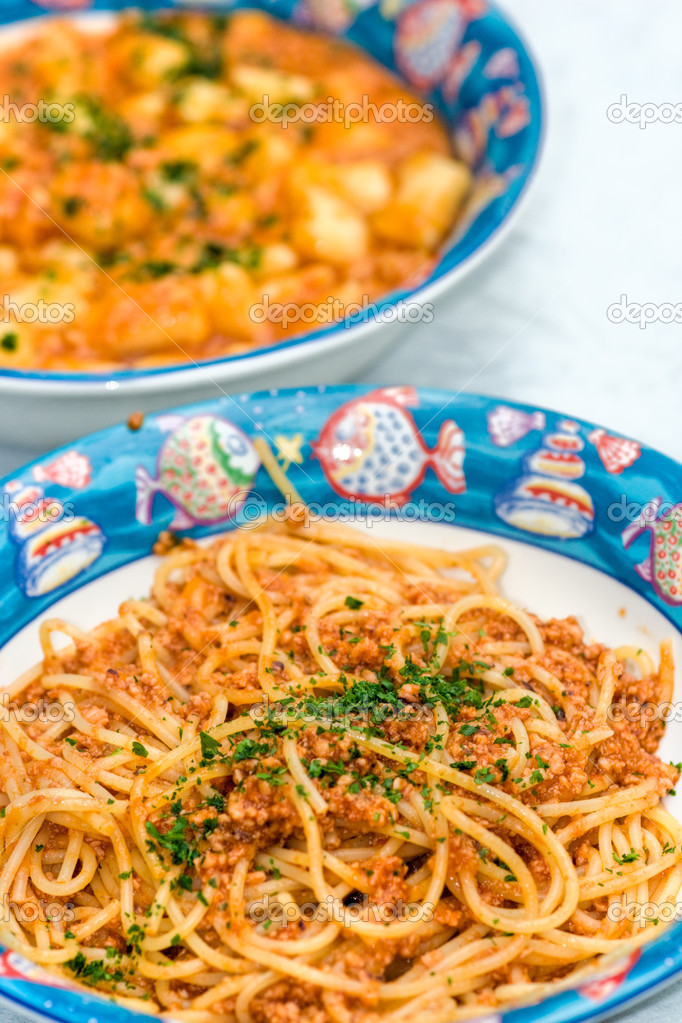 Spaghetti with Fish bolognese