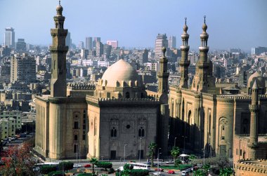 panormaic görünümünü Il cairo, Mısır.