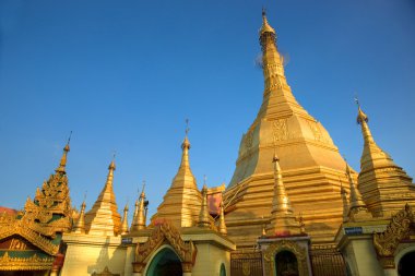 Sule pagoda, yangon, myanmar.