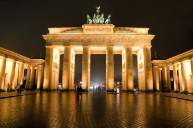 Brandenburg Kapısı, Berlin, Almanya.