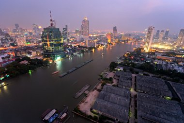 Bangkok manzarası, Tayland.