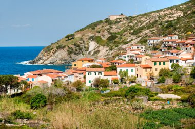 elba Adası güzel sahilleri.