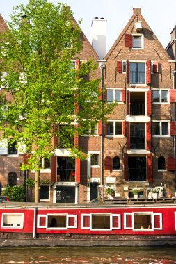 Amsterdam, kanal ve tekne-evi