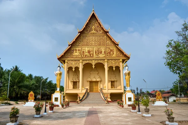 Boeddhistische tempel in vientiaine, laos. — Stockfoto