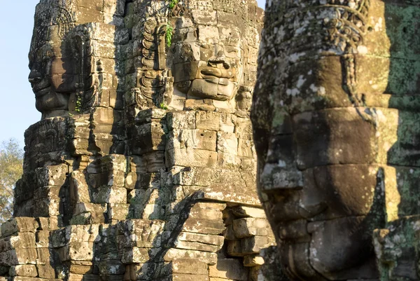 Bayon věže, Kambodža — Stock fotografie