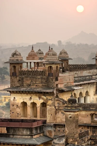 Architektura pałacu orcha, Indie. — Zdjęcie stockowe