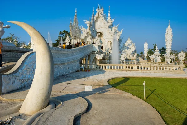White Temple, Chiang Rai, Thailand. — Stock Photo, Image