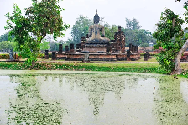 Wat Mahathat, Sukhothai, Thailand, — Stockfoto