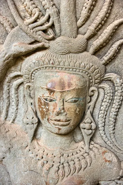 Apsara, angkor wat. Kamboçya. — Stok fotoğraf