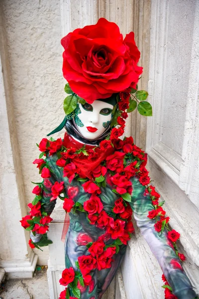 Růže maska, karneval. — Stock fotografie