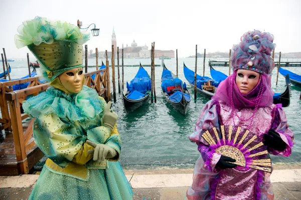 Venezianische Maske, Karneval. — Stockfoto