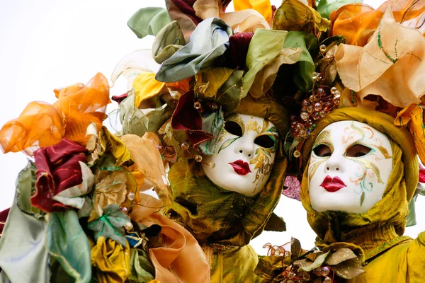 Benátské masky, karneval. — Stock fotografie