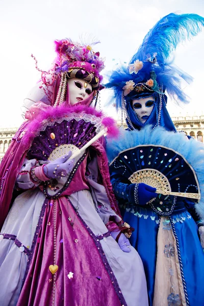 Venezianische Masken, Karneval. — Stockfoto