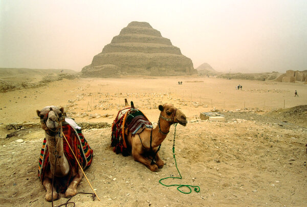 Saqqara, The Step Pyramid of Zoser, Egypt.