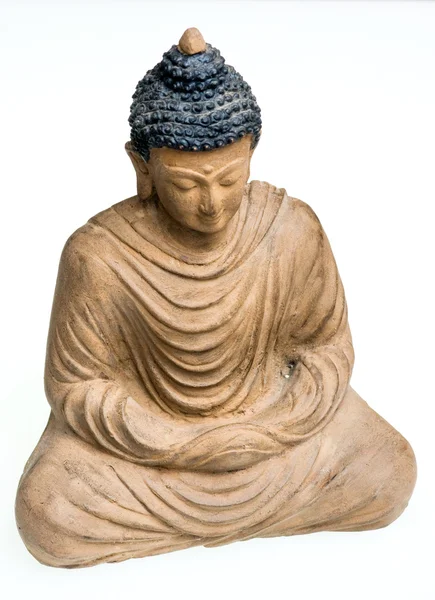 Close-up picture of a Buddha Bronze statue. — Stock Photo, Image