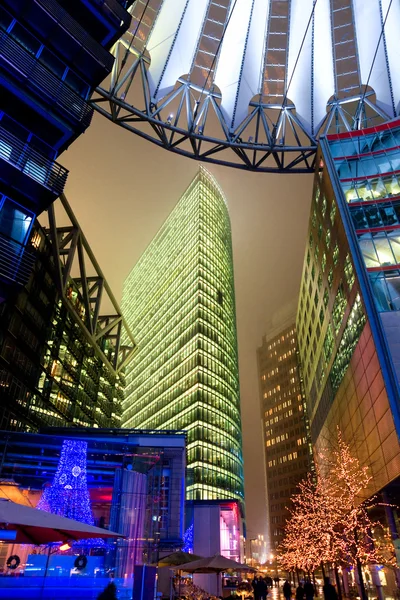 Sony center, Potsdamer platz, berlin, deutschland. — Stockfoto