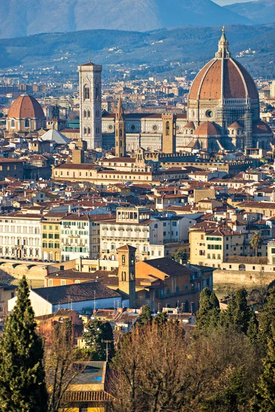 Florencie, duomo a giotto campanile. — Stock fotografie