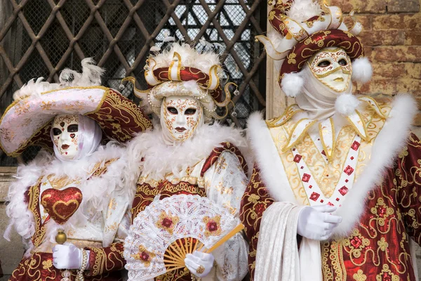 Venezianische Masken, Karneval 2009. — Stockfoto