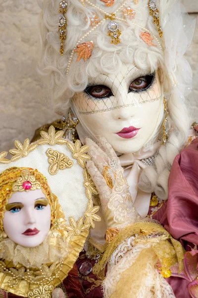 Máscara de Venecia, Carnaval . — Foto de Stock