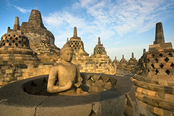 Borobudur Tapınağı, yogyakarta, java, Endonezya.