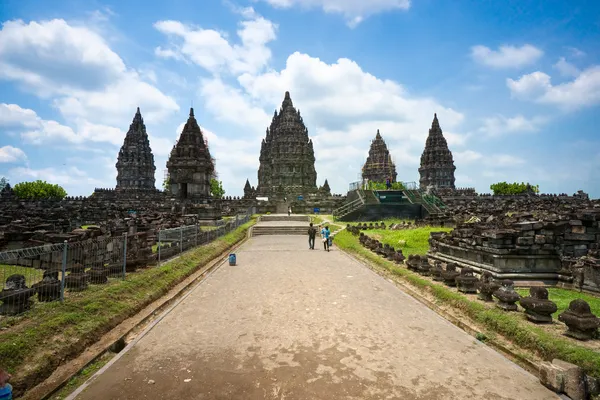 Prambanan Tapınağı, yogyakarta, java, Endonezya. — Stok fotoğraf