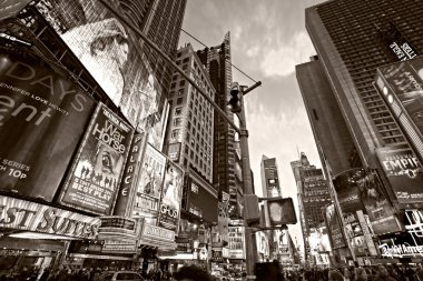new york şehir -march 25: kare kere, Broadway th ile özellikli