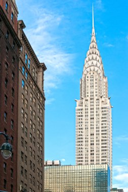 new york şehir - 24 Mart: Chrysler Binası oldu Dünyanın en