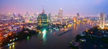 Bangkok Skyline, Thailand. clipart