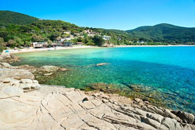 elba Adası güzel sahilleri.