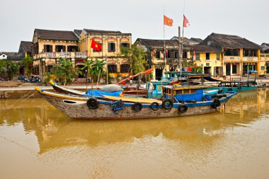 hoi an. vietnam eski şehir üzerinde göster