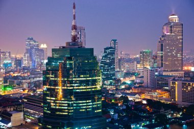 Bangkok manzarası, Tayland.