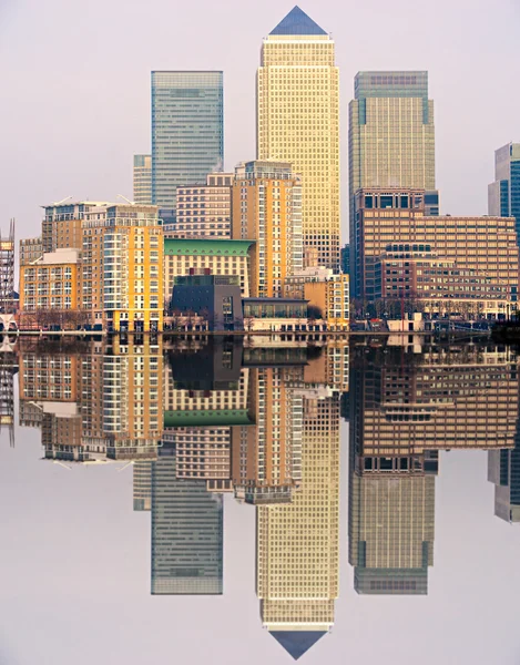 Canary wharf, london, Storbritannien — Stockfoto