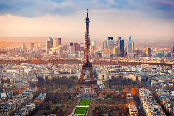 París al atardecer — Foto de Stock