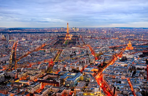 Paris bei Nacht. — Stockfoto