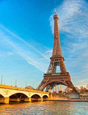 sunrise, paris, Eyfel Kulesi.