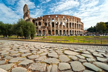 görkemli Kolezyum, Roma, İtalya.