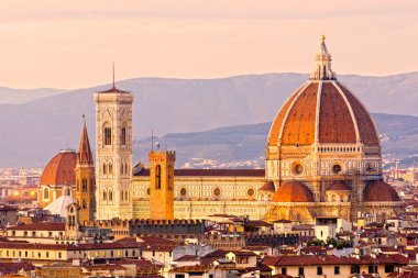 Floransa, duomo ve giotto's çan kulesi,