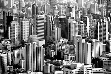 Bangkok manzarası, Tayland.