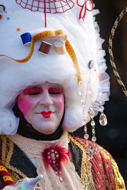 Venice, İtalya - 05 Mart 2011: büyük kanal izlerken halklar