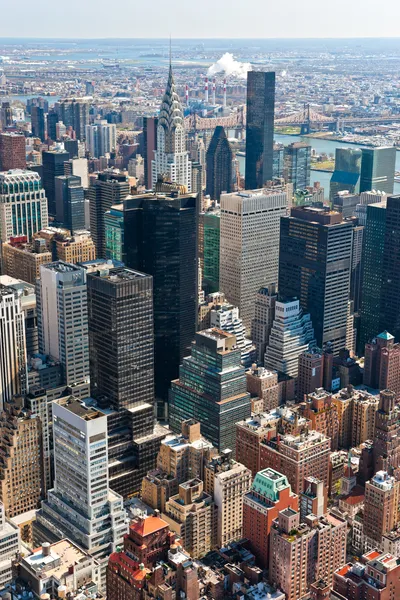 Manhattan, new york city. Spojené státy americké. — Stock fotografie