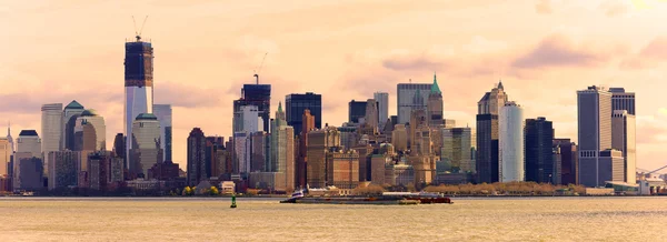 Manhattan, new york city. Spojené státy americké. — Stock fotografie