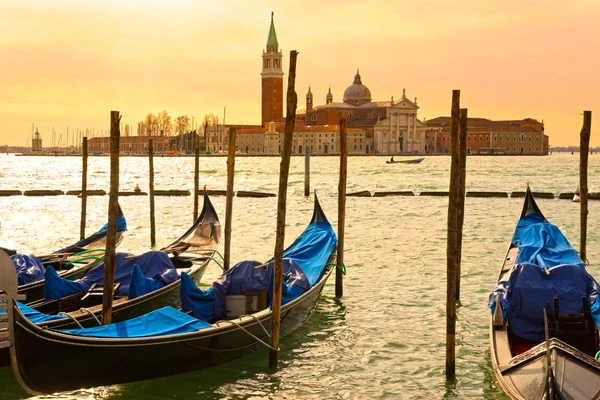 Венеция, вид Сан-Джорджо Маджоре из Сан-Марко. — стоковое фото