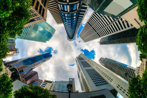 Ciudad de Singapur skyline . — Foto de Stock