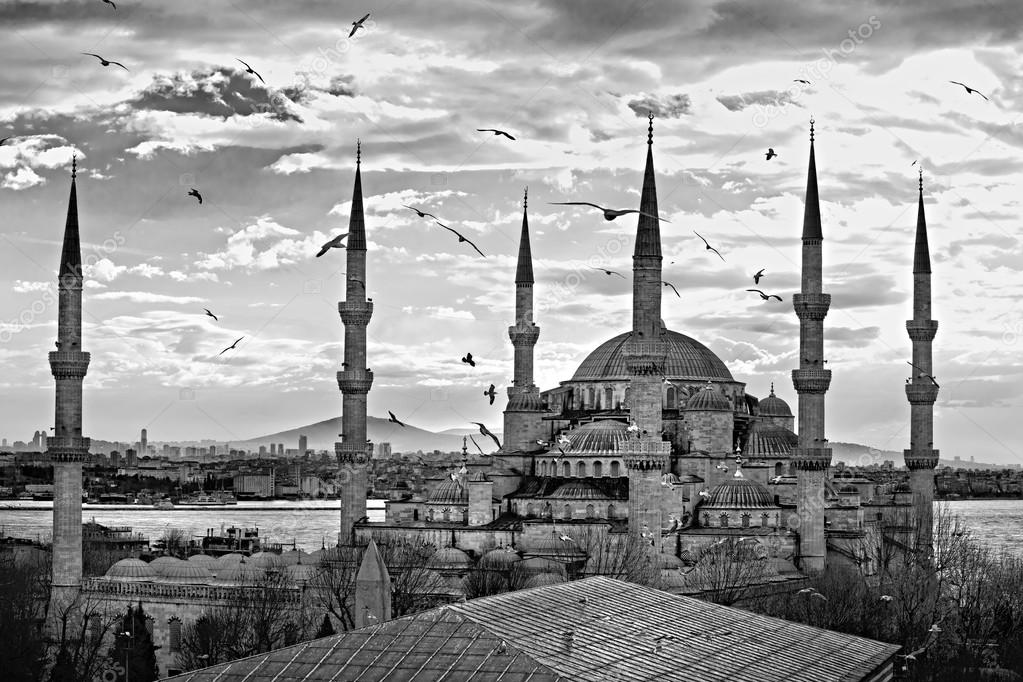 The Blue Mosque, Istanbul, Turkey.