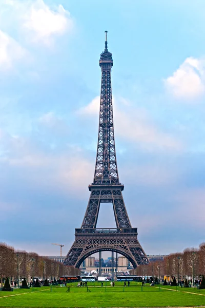 Torre Eiffel ao nascer do sol, Paris . — Fotografia de Stock